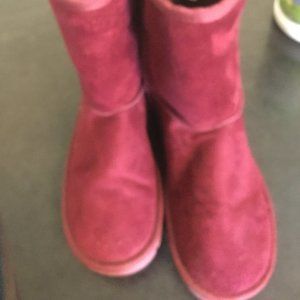 3M Thinsulate burgundy color fleece lined size 8 excellent used condition